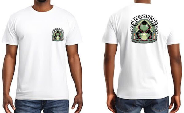 Camiseta Unissex Terceirao Sapo Mago FC - Imagem 3