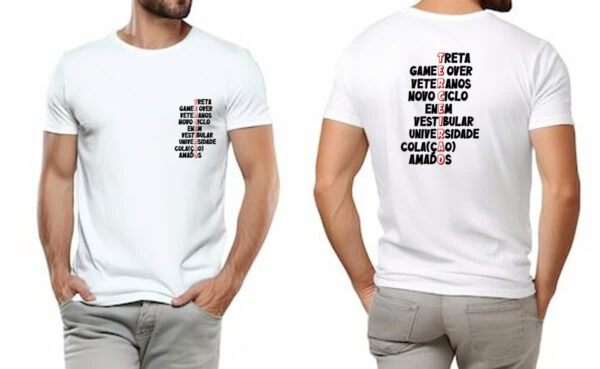 Camiseta Unissex Terceirao Acrostico FC - Imagem 4