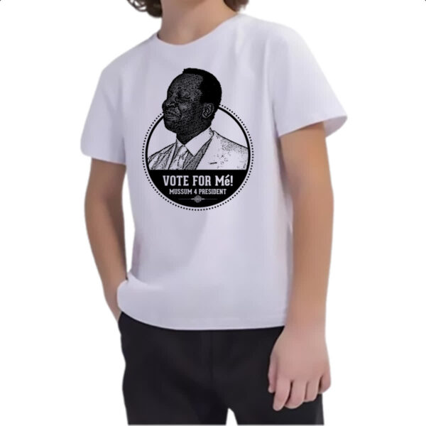 Camiseta Infanto Juvenil Vote no Me Mussum Meme - Imagem 2