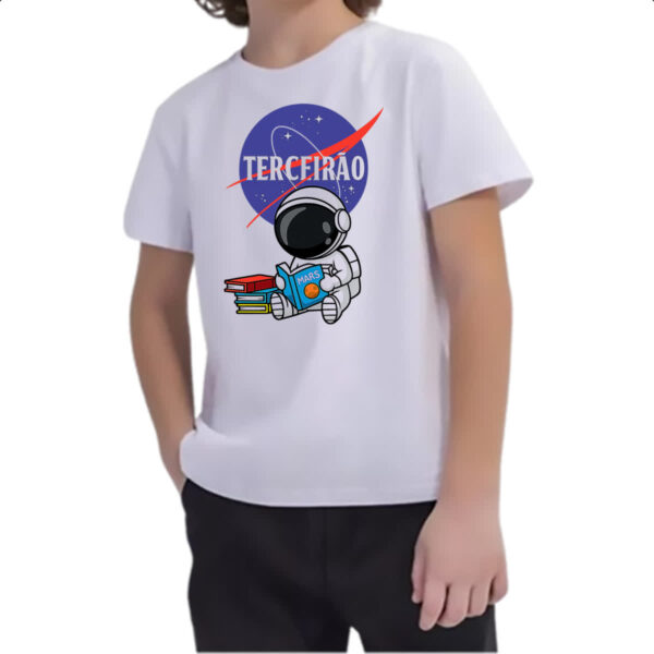 Camiseta Infanto Juvenil Terceirao Astronauta - Imagem 2