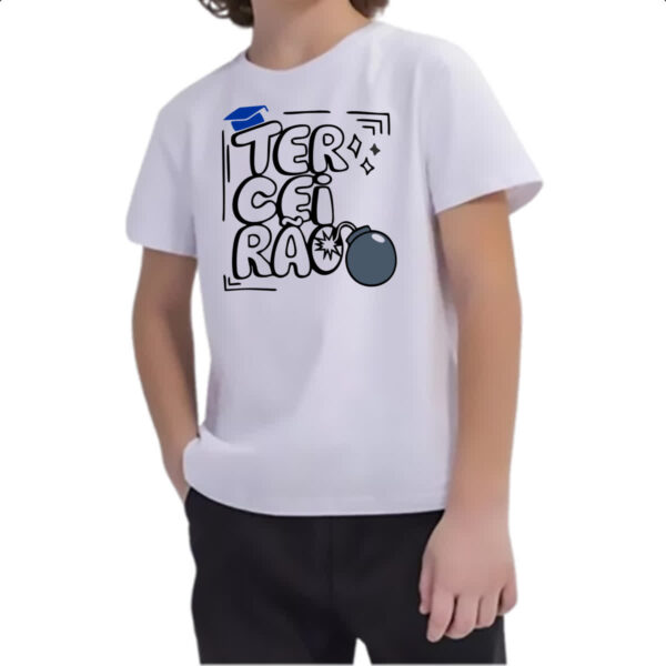 Camiseta Infanto Juvenil Terceirao Bomba - Imagem 2