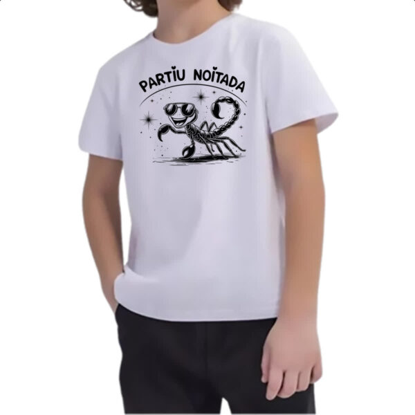Camiseta Infanto Juvenil Partiu Noitada Escorpiao - Imagem 2