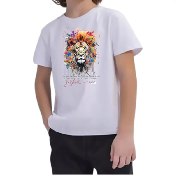Camiseta Infanto Juvenil Yeshua Apocalipse 5-5 - Imagem 2