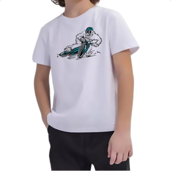 Camiseta Infanto Juvenil Yeti na BMX - Imagem 2