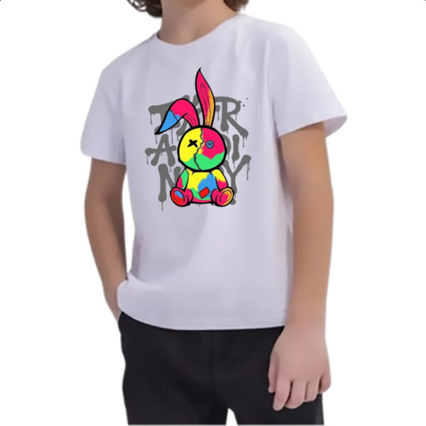 Camiseta Infanto Juvenil Coelho Grafite - Imagem 2