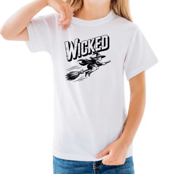 Camiseta Infanto Juvenil Bruxa Wicked - Imagem 3