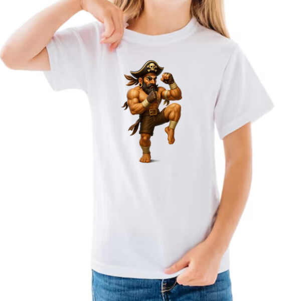 Camiseta Infanto Juvenil Pirata Muay Thai - Imagem 3