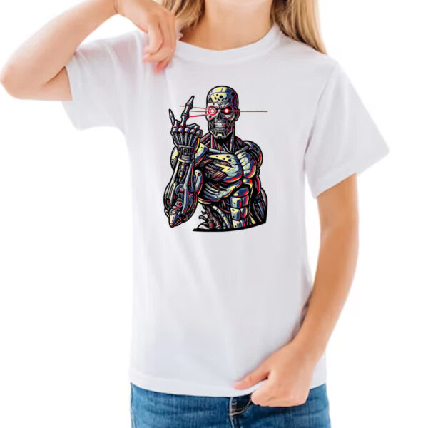 Camiseta Infanto Juvenil Exterminador mal educado - Imagem 3