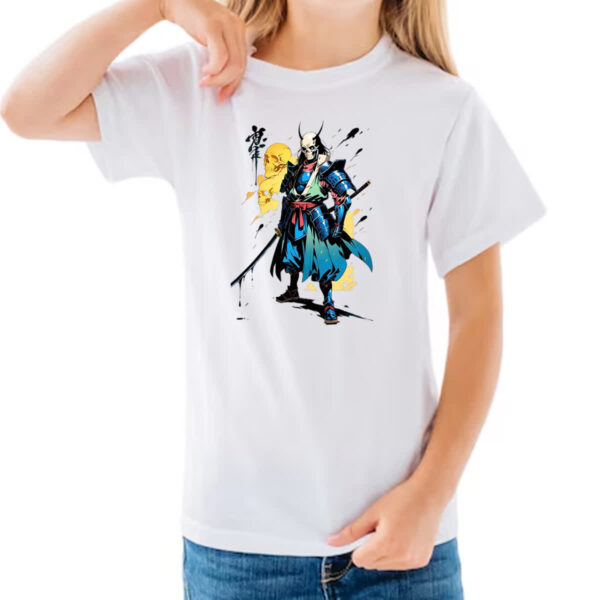 Camiseta Infanto Juvenil Samurai Morto Vivo - Imagem 3