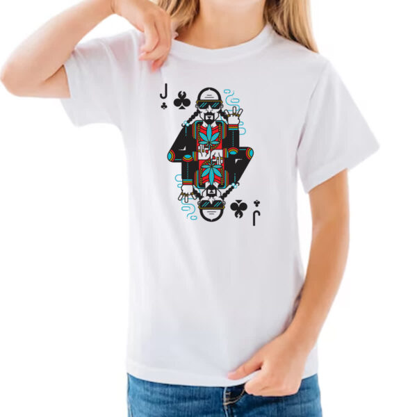 Camiseta Infanto Juvenil Baralho Valete Snoop Dogg - Imagem 3