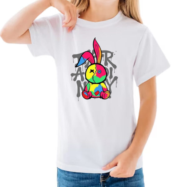 Camiseta Infanto Juvenil Coelho Grafite - Imagem 3