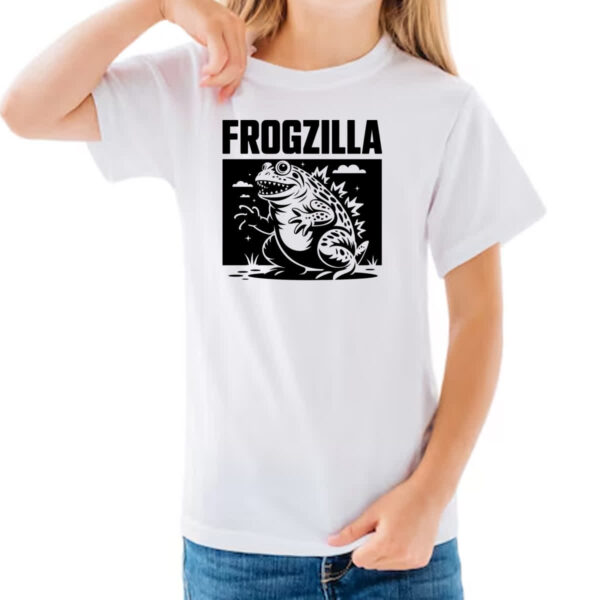 Camiseta Infanto Juvenil Frogzilla - Imagem 3