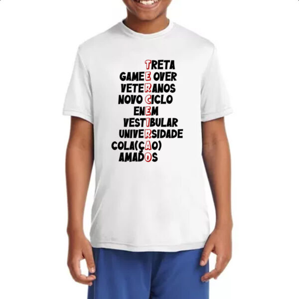 Camiseta Infanto Juvenil Terceirao Acrostico - Imagem 4