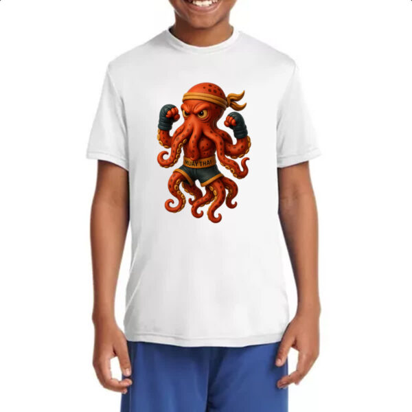 Camiseta Infanto Juvenil Octopus Muay Thai - Imagem 4