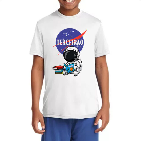 Camiseta Infanto Juvenil Terceirao Astronauta - Imagem 4