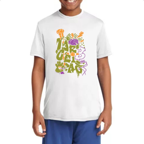 Camiseta Infanto Juvenil Terceirao Grafite cerebro - Imagem 4