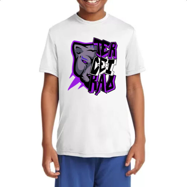 Camiseta Infanto Juvenil Terceirao Pantera rosto - Imagem 4