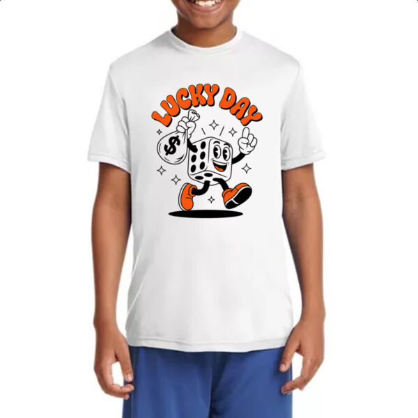 Camiseta Infanto Juvenil Dia de sorte - Imagem 4