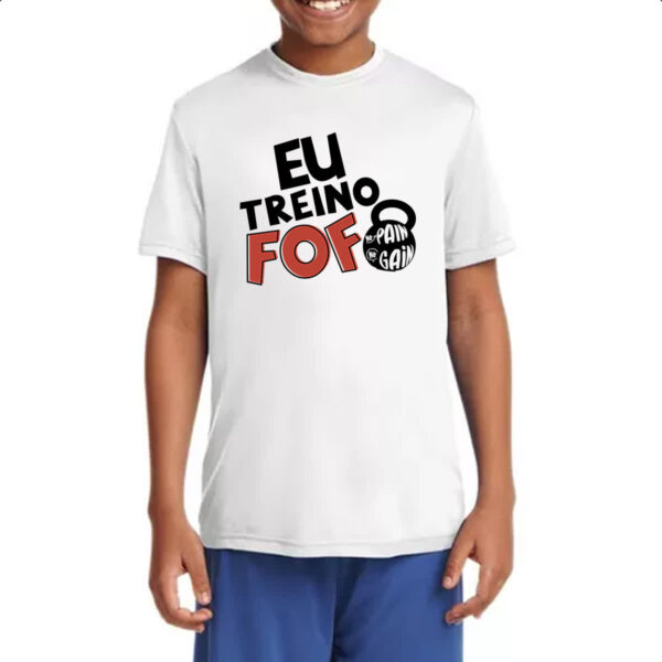 Camiseta Infanto Juvenil Eu treino fofo - Imagem 4