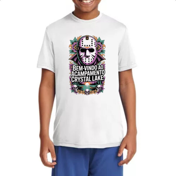 Camiseta Infanto Juvenil Bem vindo a Cristal Lake - Imagem 4