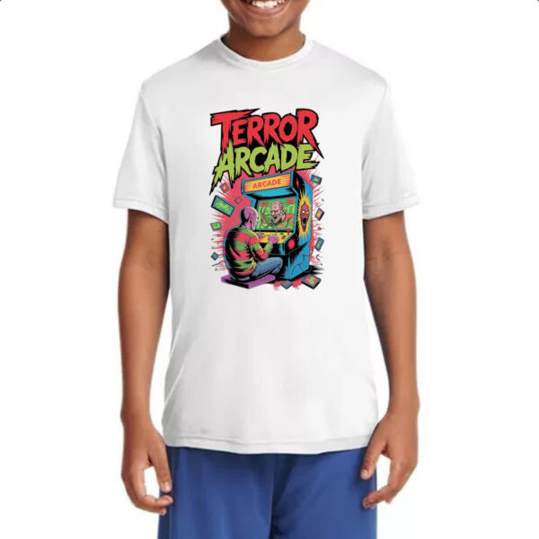 Camiseta Infanto Juvenil Terror Arcade - Imagem 4