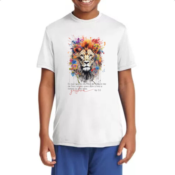 Camiseta Infanto Juvenil Yeshua Apocalipse 5-5 - Imagem 4
