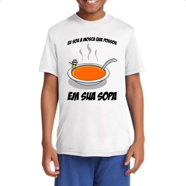 Camiseta Infanto Juvenil Mosca na Sopa - Imagem 4