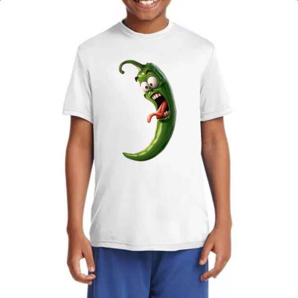 Camiseta Infanto Juvenil Pimenta Verde Travessa - Imagem 4