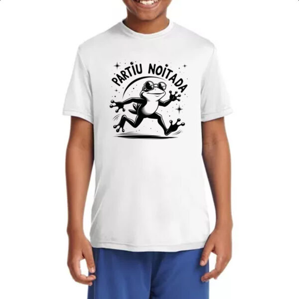 Camiseta Infanto Juvenil Partiu Noitada Sapo - Imagem 4