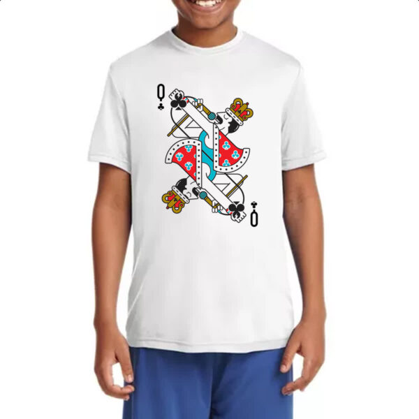 Camiseta Infanto Juvenil Baralho Rainha Freddy Mercury - Imagem 4