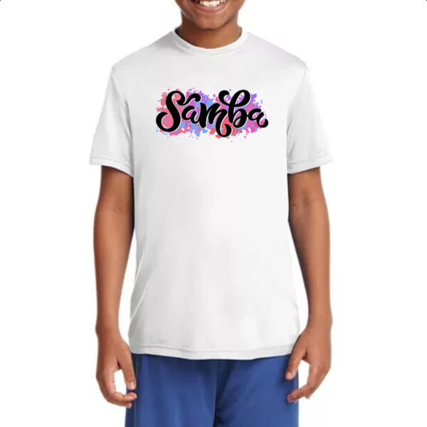 Camiseta Infanto Juvenil Samba Splash Arte - Imagem 4