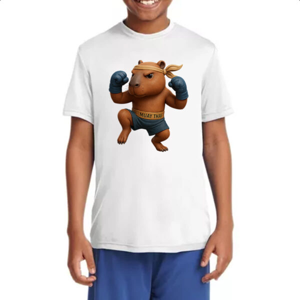 Camiseta Infanto Juvenil Capivara Muay Thai - Imagem 4