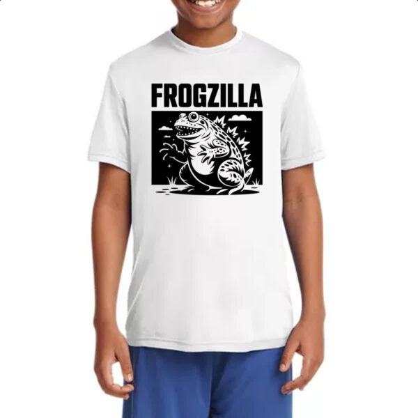 Camiseta Infanto Juvenil Frogzilla - Imagem 4