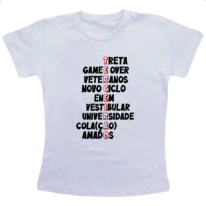 Camiseta Infanto Juvenil Terceirao Acrostico