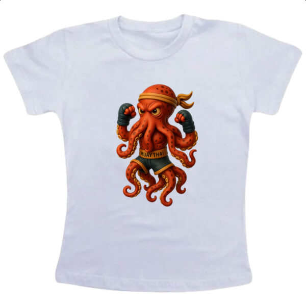Camiseta Infanto Juvenil Octopus Muay Thai