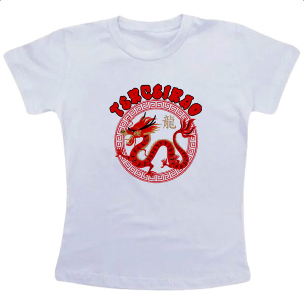 Camiseta Infanto Juvenil Terceirao Dragao Chines