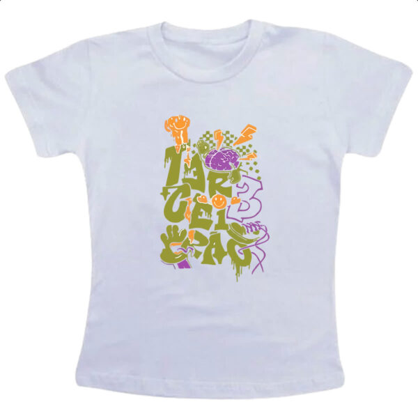 Camiseta Infanto Juvenil Terceirao Grafite cerebro