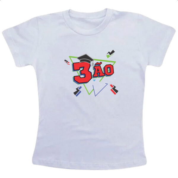 Camiseta Infanto Juvenil Terceirao Pscodelico