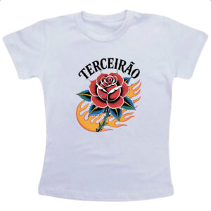 Camiseta Infanto Juvenil Terceirao Rosa Flamejante