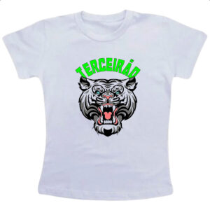 Camiseta Infanto Juvenil Terceirao Tigre rugindo