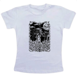 Camiseta Infanto Juvenil O Espantalho Black White Arte