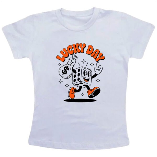 Camiseta Infanto Juvenil Dia de sorte