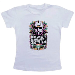 Camiseta Infanto Juvenil Bem vindo a Cristal Lake