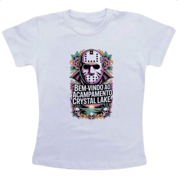 Camiseta Infanto Juvenil Bem vindo a Cristal Lake