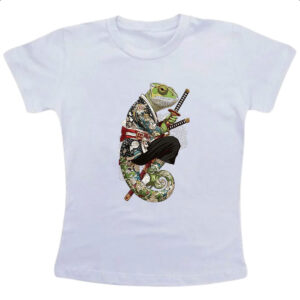 Camiseta Infanto Juvenil Camaleao Samurai