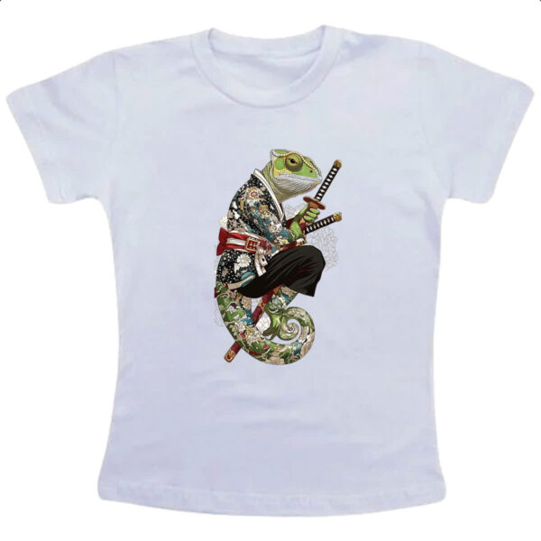 Camiseta Infanto Juvenil Camaleao Samurai