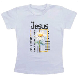 Camiseta Infanto Juvenil Gospel Jesus o vencedor