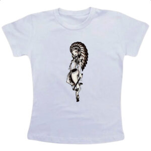 Camiseta Infanto Juvenil India Nativa Americada