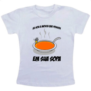Camiseta Infanto Juvenil Mosca na Sopa