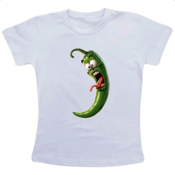 Camiseta Infanto Juvenil Pimenta Verde Travessa
